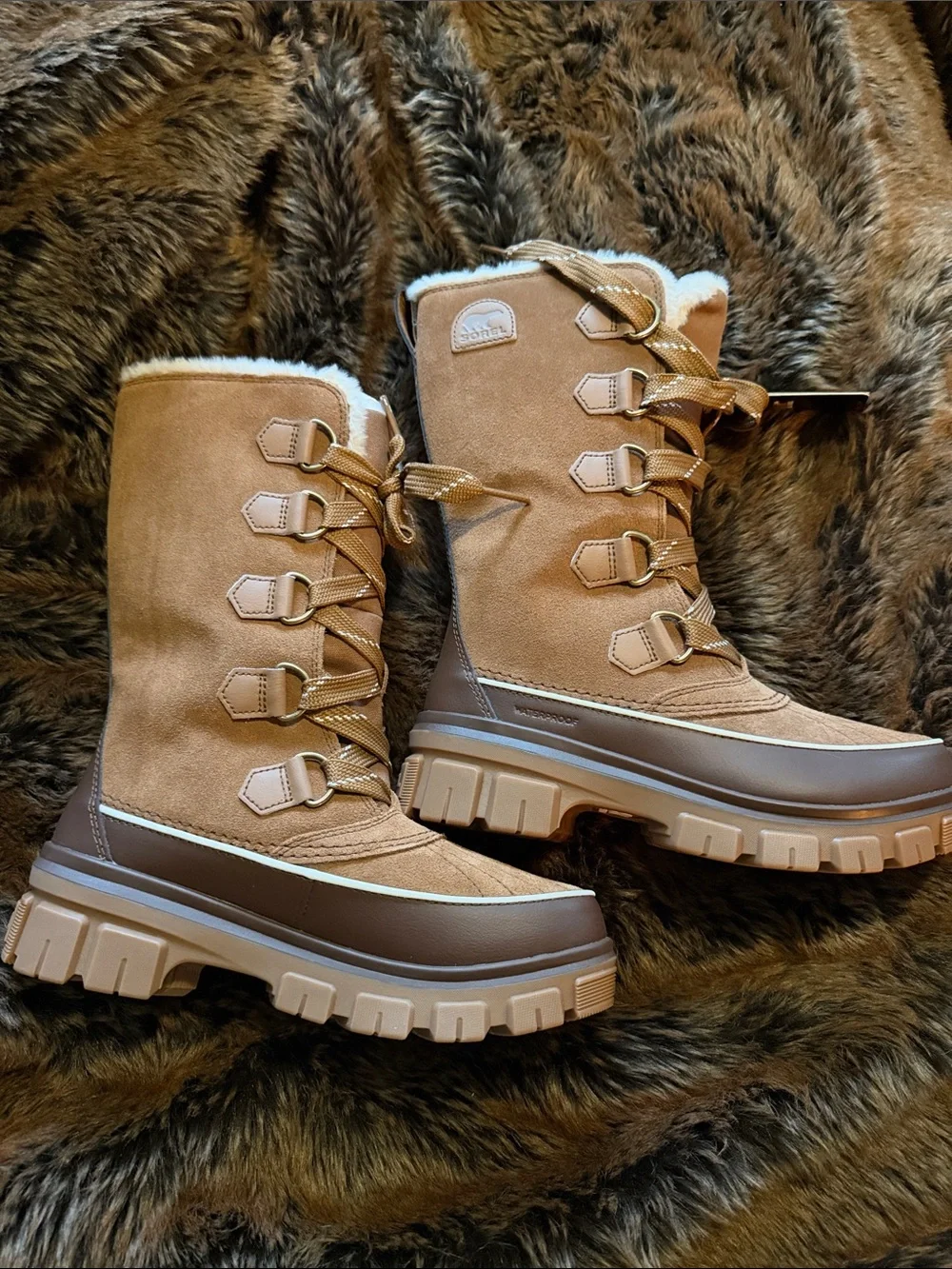 NWT Sorel Tivoli V Tall Waterproof Boots 7